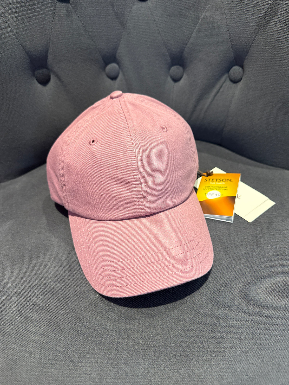 Casquette Baseball coton Stetson homme été