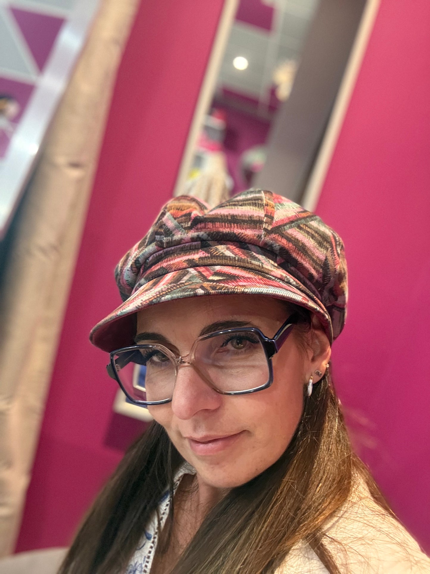 Casquette gavroche réversible
