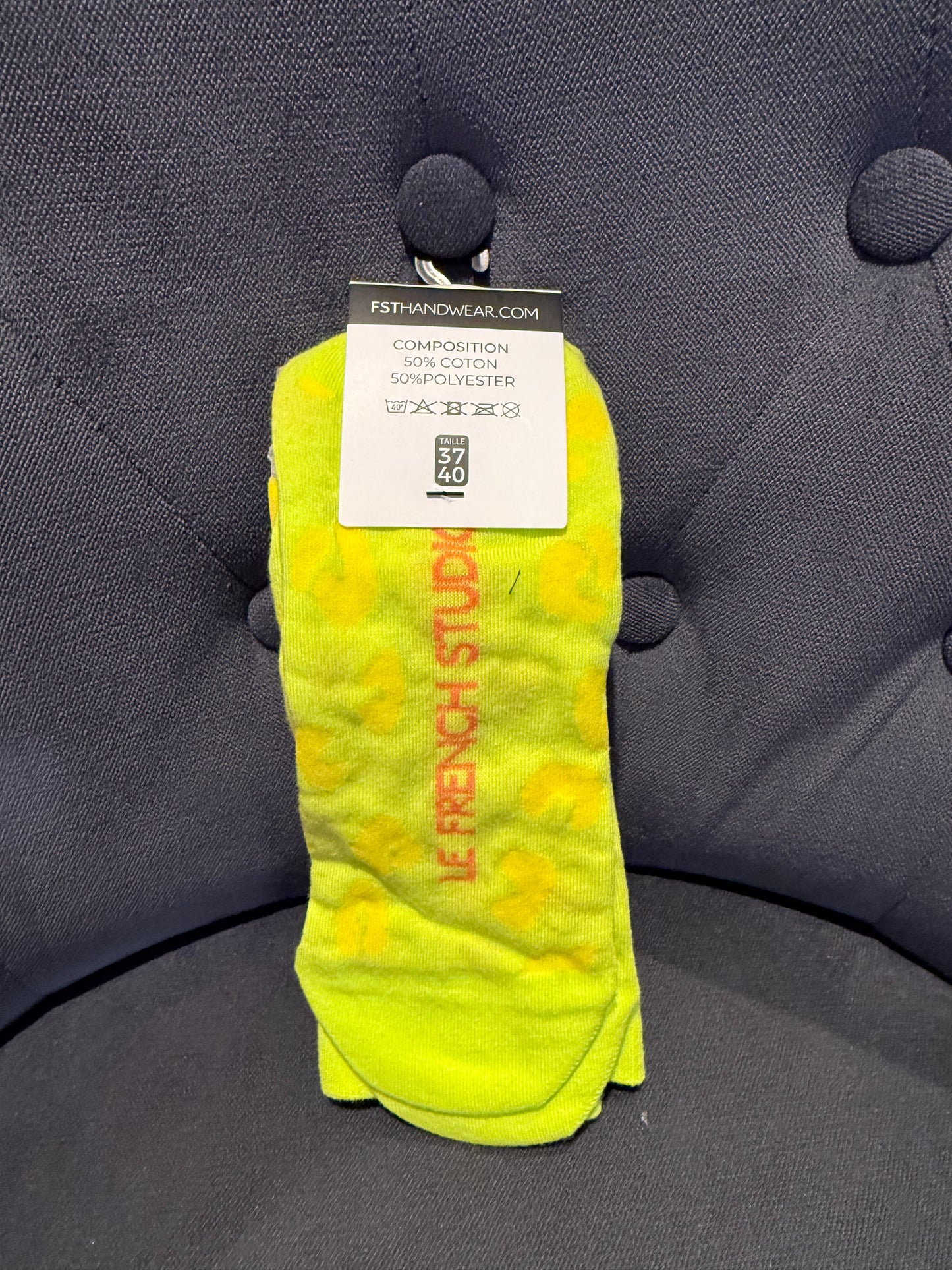 Chaussettes FST transparente léopard