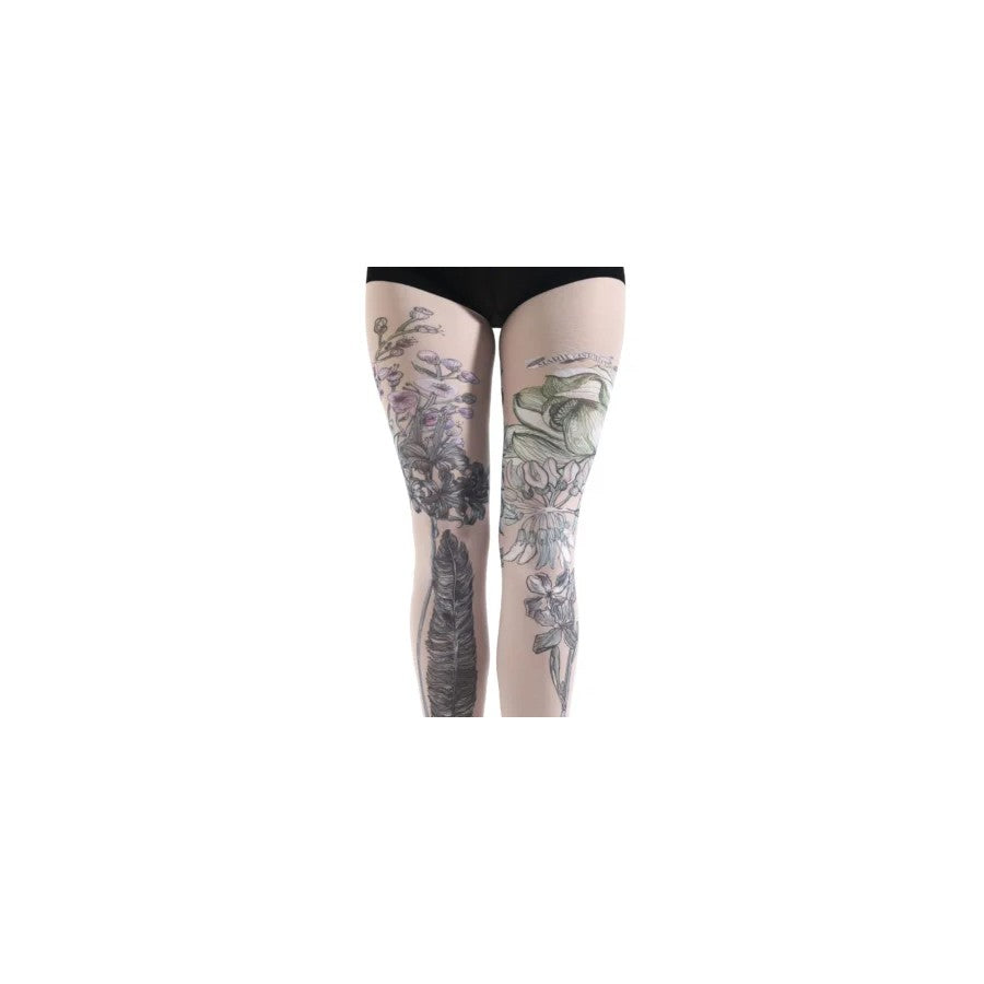 Collants Marie Antoilette Plume de jour