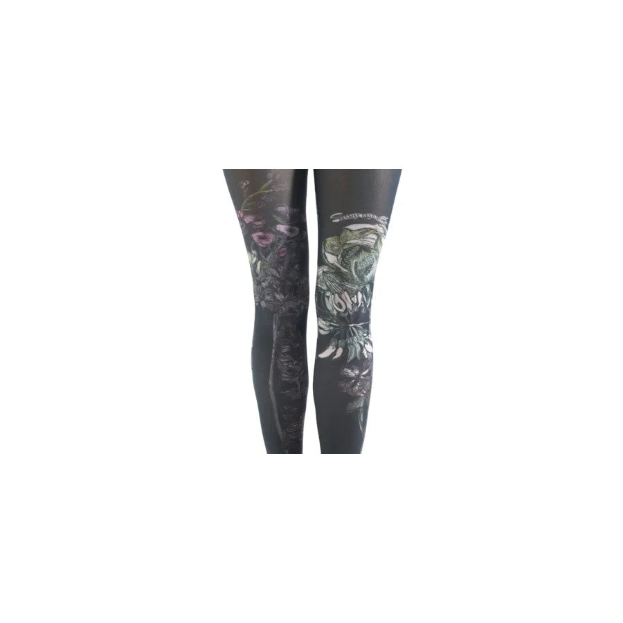 Collants Marie Antoilette Plume de nuit