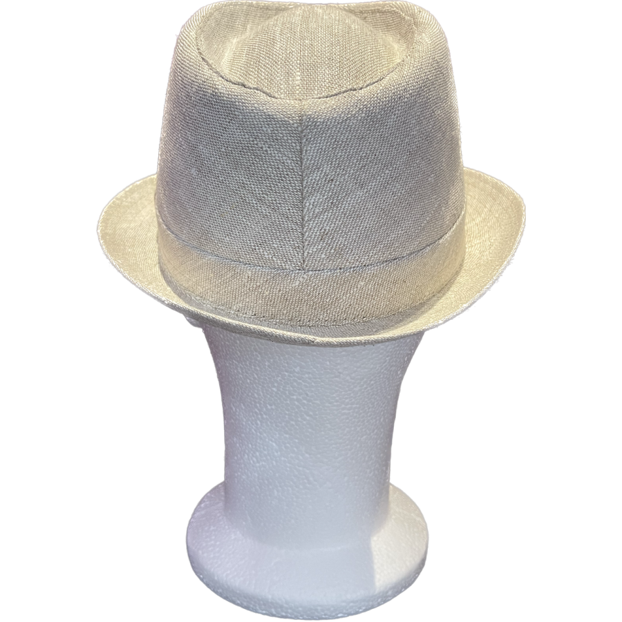 Chapeau Trilby maronne