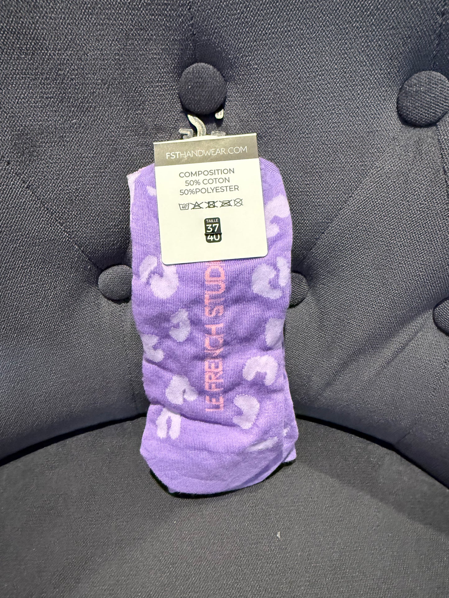 Chaussettes FST transparente léopard