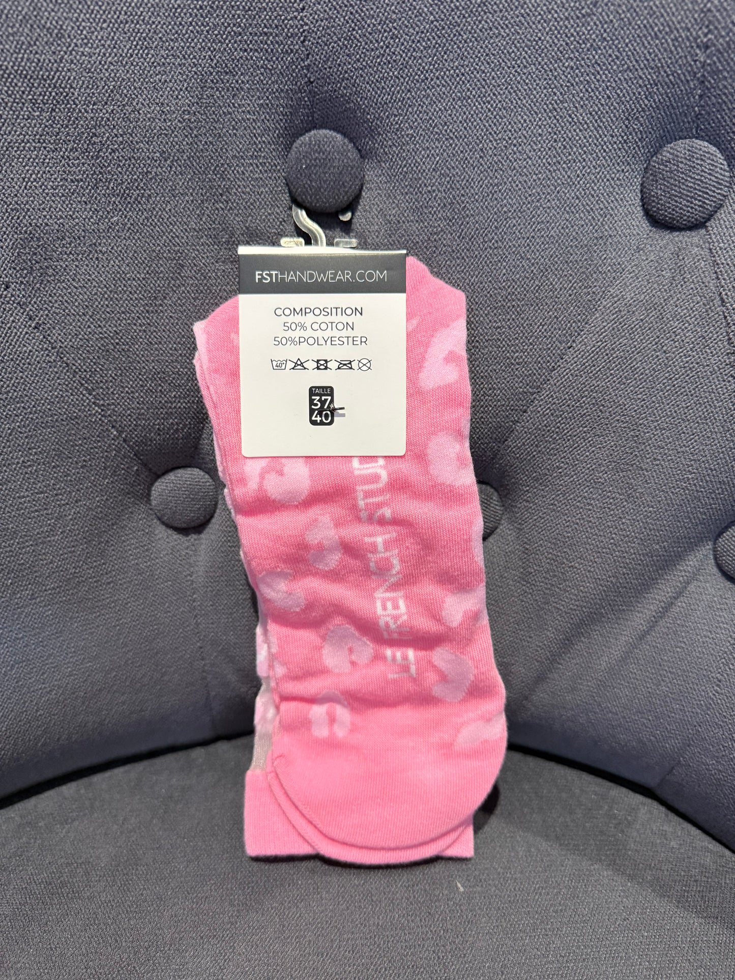 Chaussettes FST transparente léopard