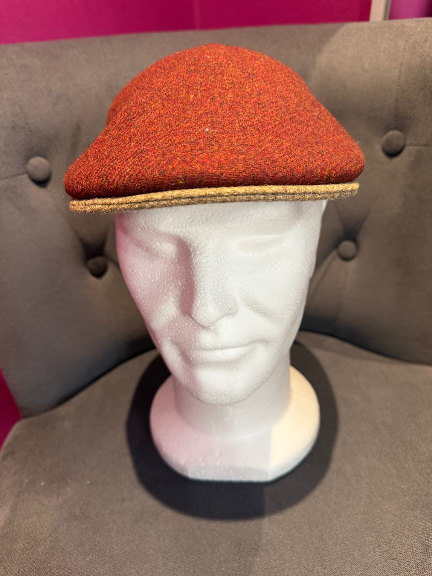Casquette plate Marone tricolore