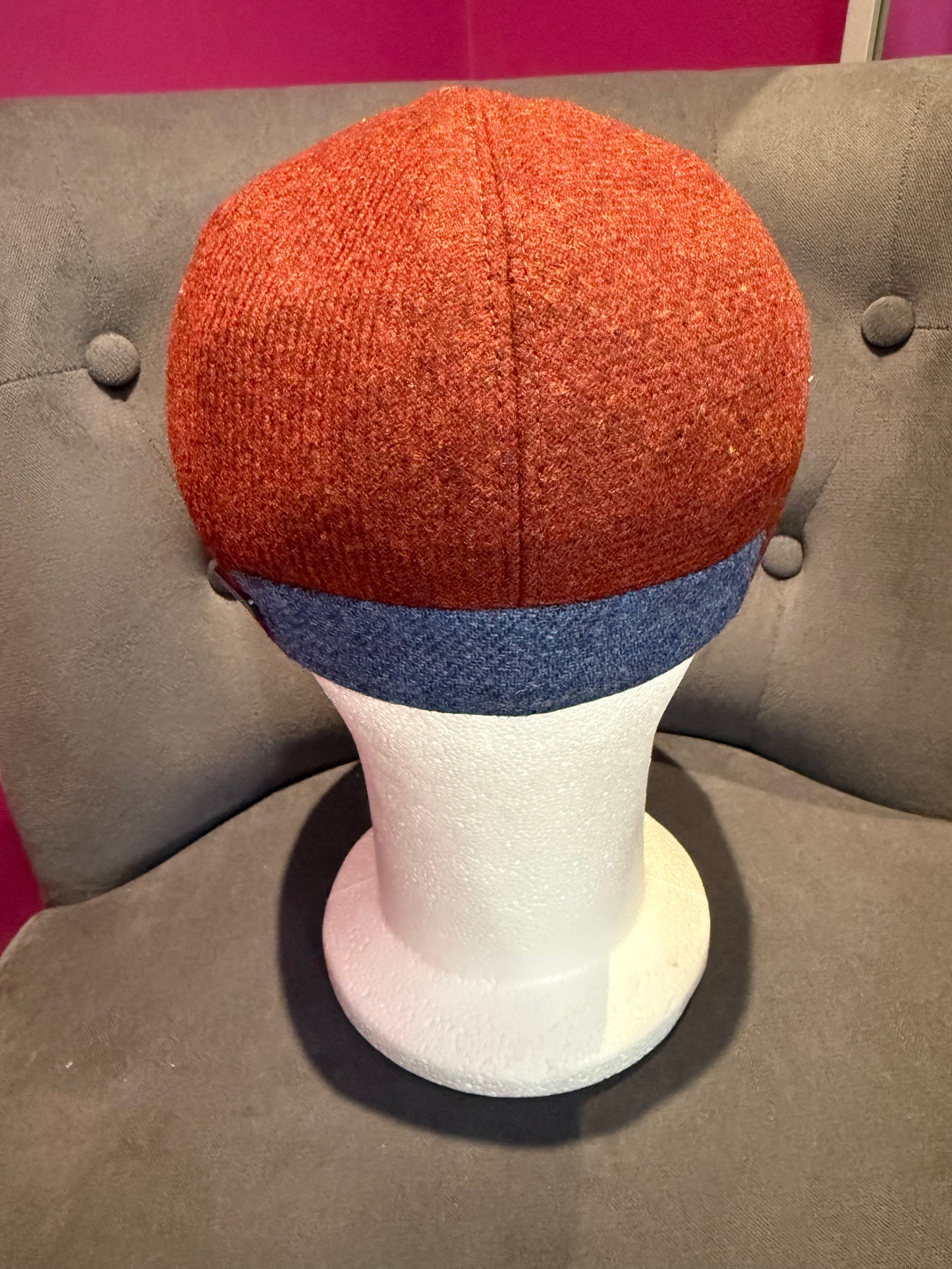 Casquette plate Marone tricolore