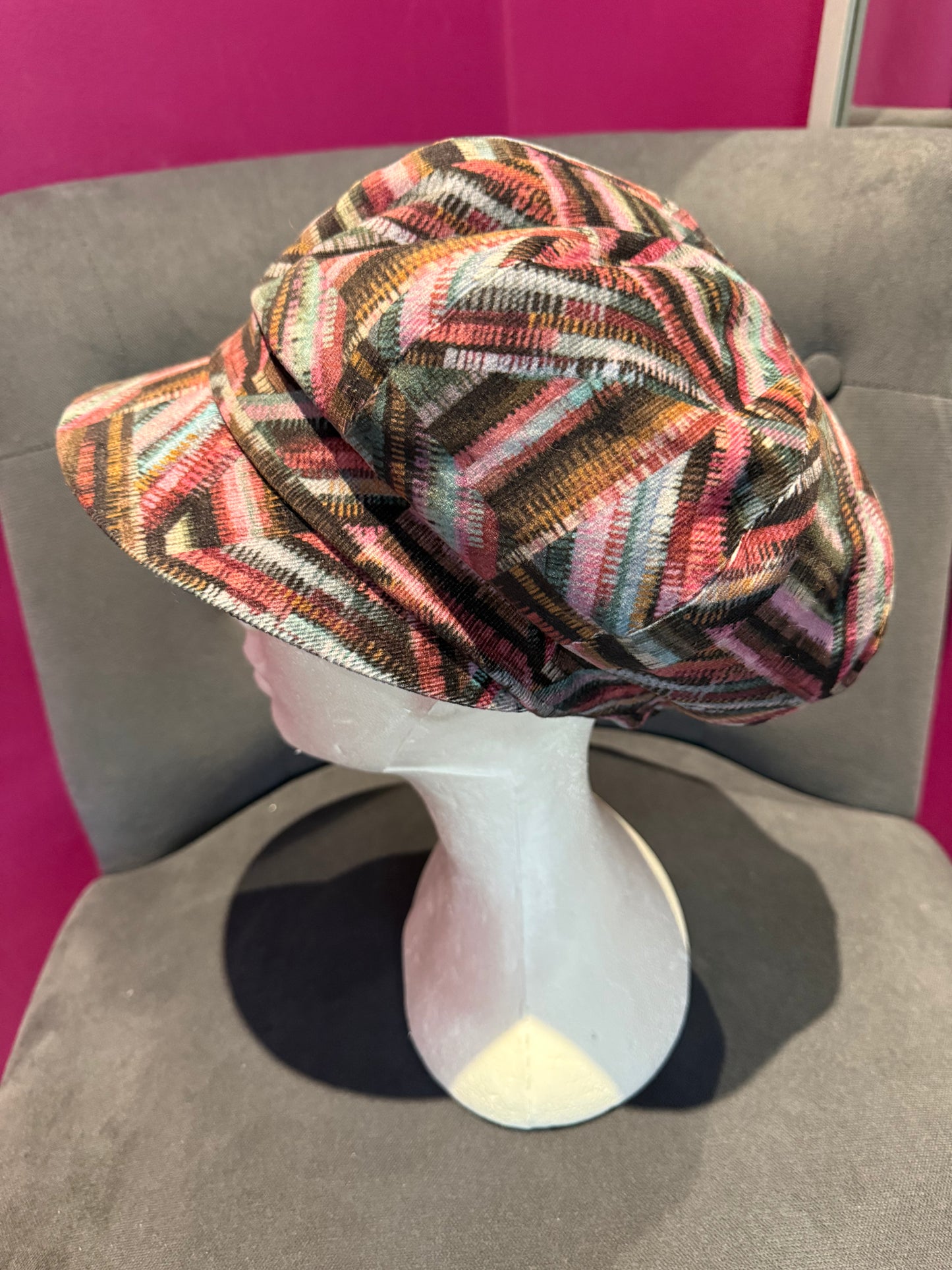 Casquette gavroche réversible