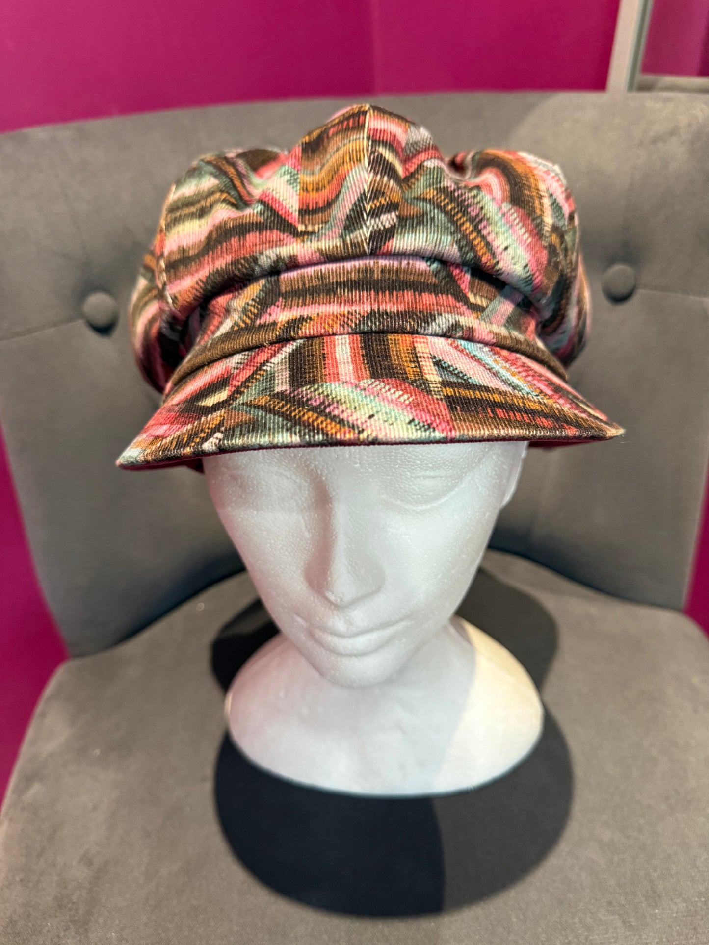Casquette gavroche réversible