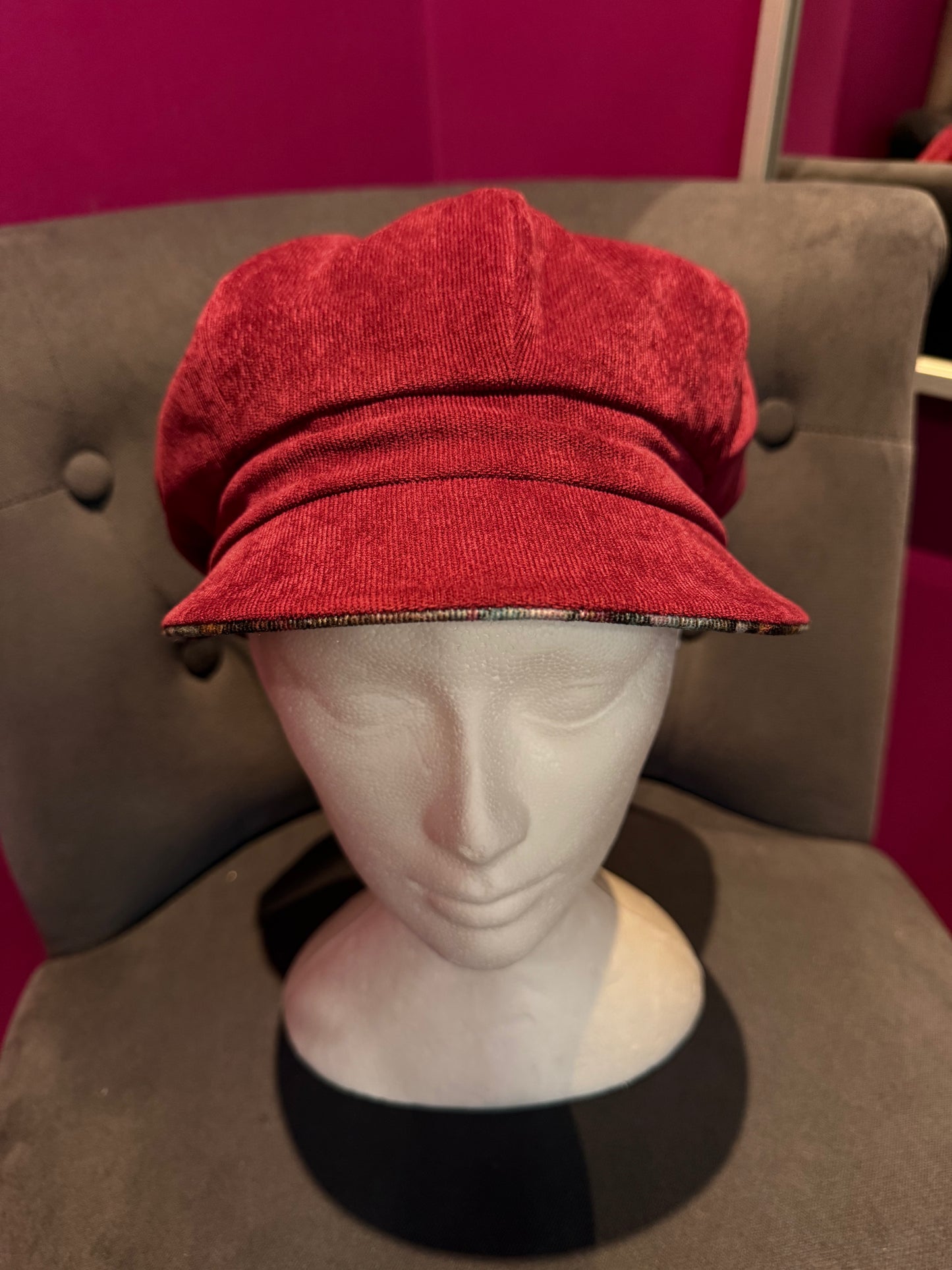 Casquette gavroche réversible