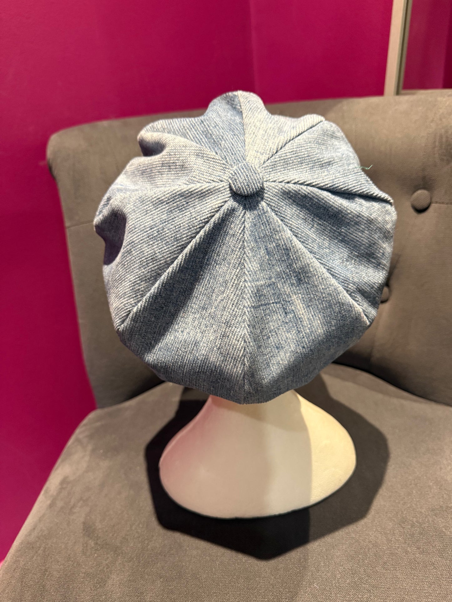 Casquette gavroche velour