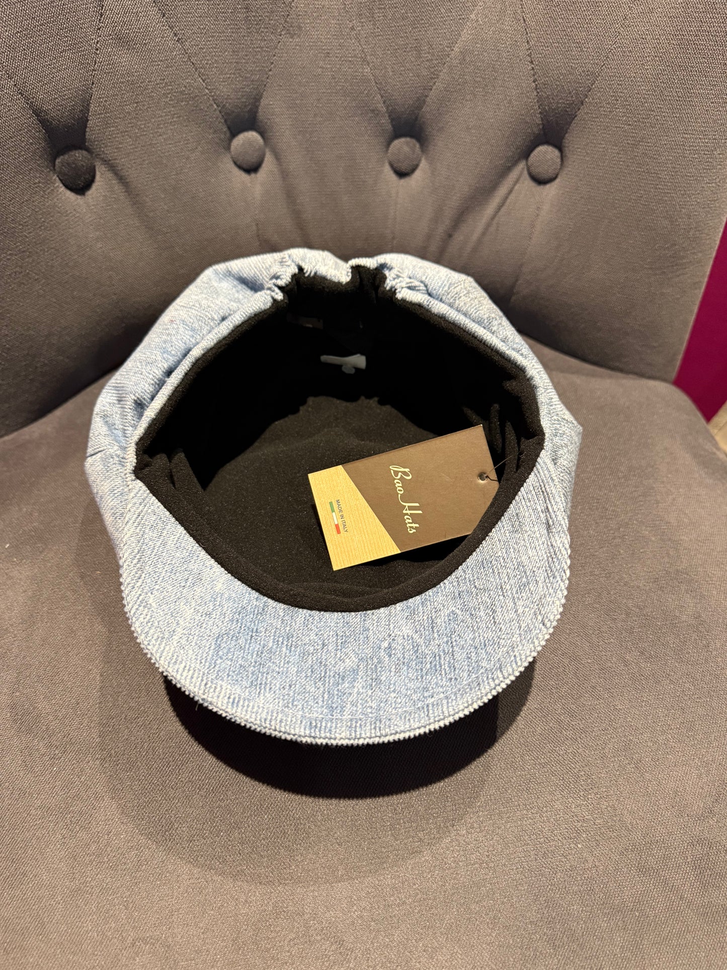Casquette gavroche velour