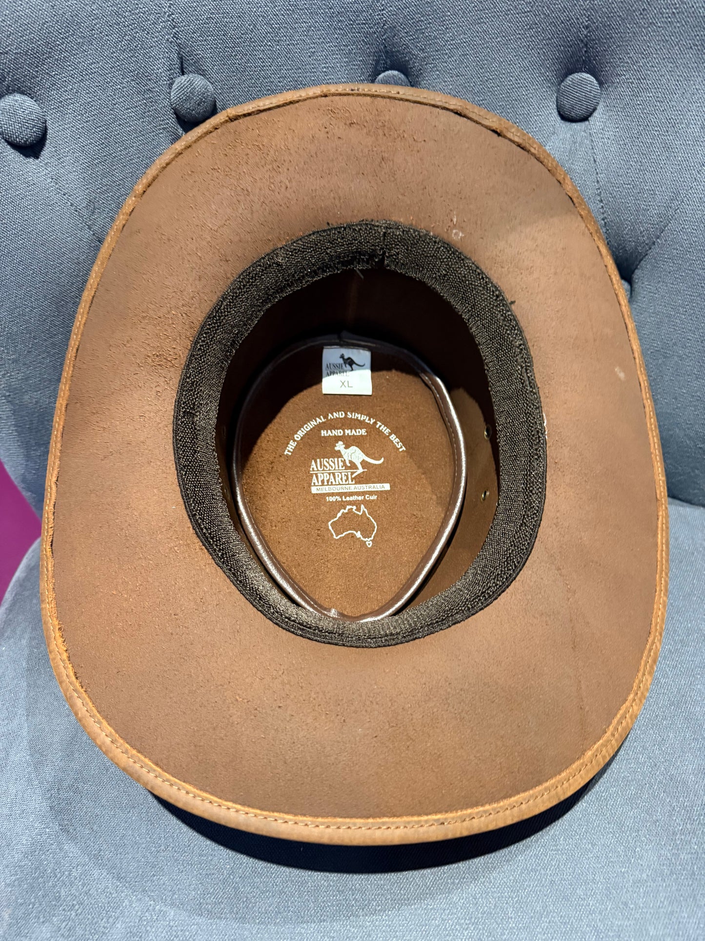 Chapeau de cowboy en cuir